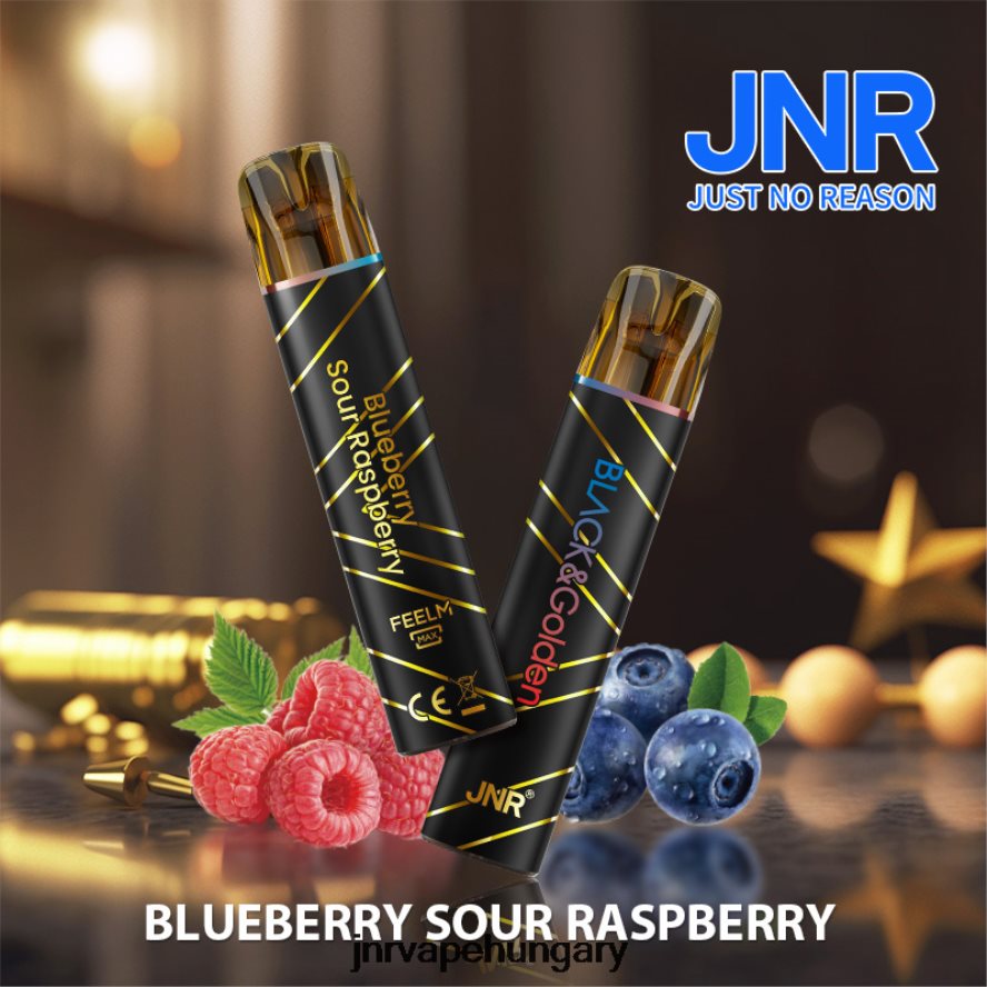 jnr black & gloden áfonyás savanyú málna N0L24L274 -JNR Vape Nicotine