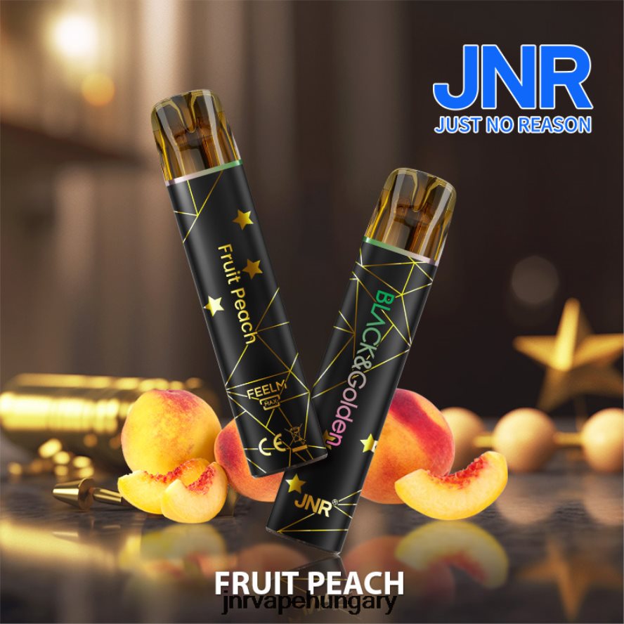jnr black & gloden gyümölcs őszibarack N0L24L275 -JNR Vape Flavours