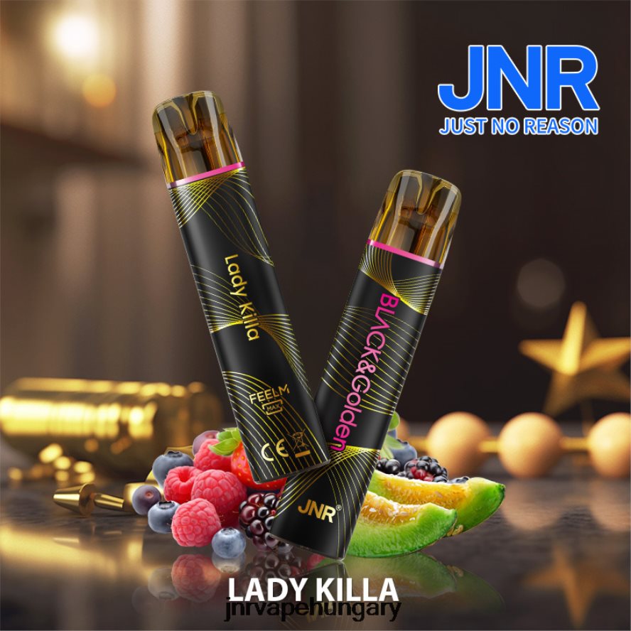 jnr black & gloden hölgy killa N0L24L289 -JNR Vape Review