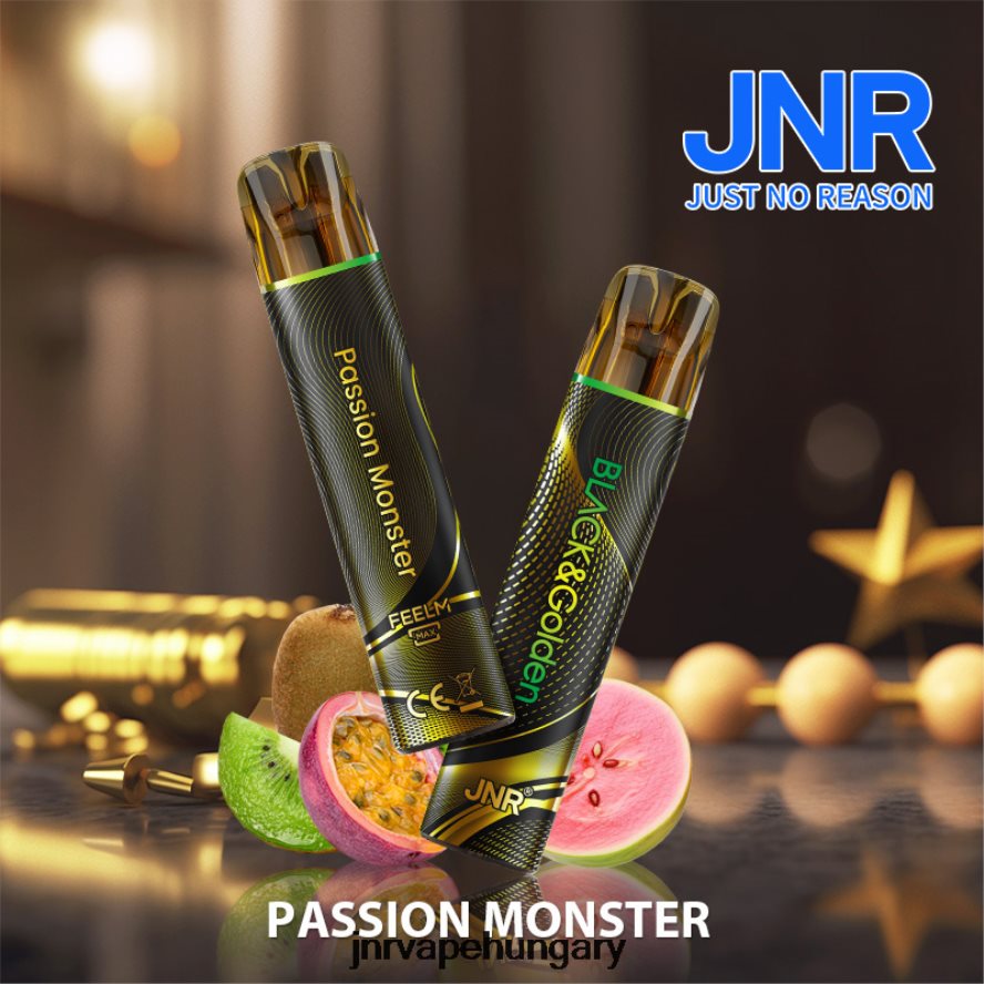 jnr black & gloden szenvedély szörnyeteg N0L24L291 -JNR Vape Nicotine Content