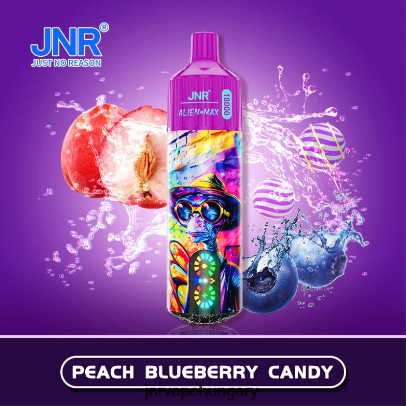 JNR ALIEN max barack áfonyás cukorka 08PT38 - JNR Vape Flavours