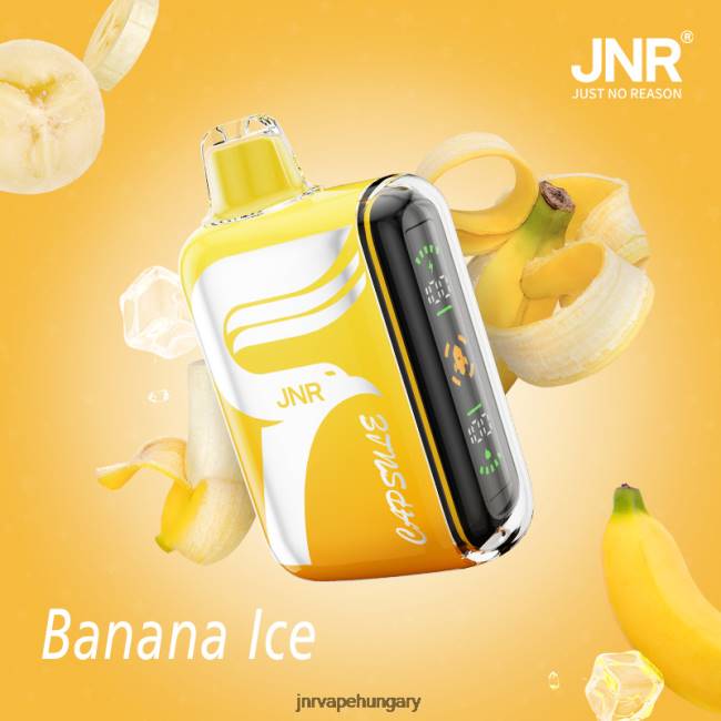 JNR kapszula banán-jég 06XZ56 - JNR Vape Review