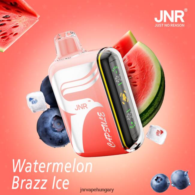JNR kapszula görögdinnye brazz jég 06XZ72 - JNR Vape Nicotine Content