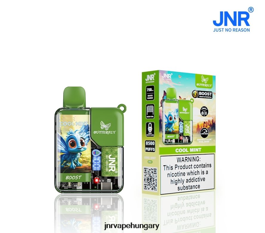 jnr pillangó hűvös menta N0L24L58 -JNR Vape Hungary