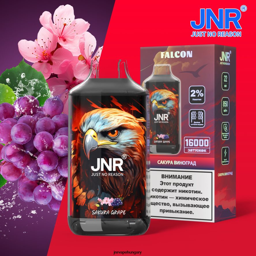 jnr sólyom sakura szőlő N0L24L205 -JNR Vape Flavours