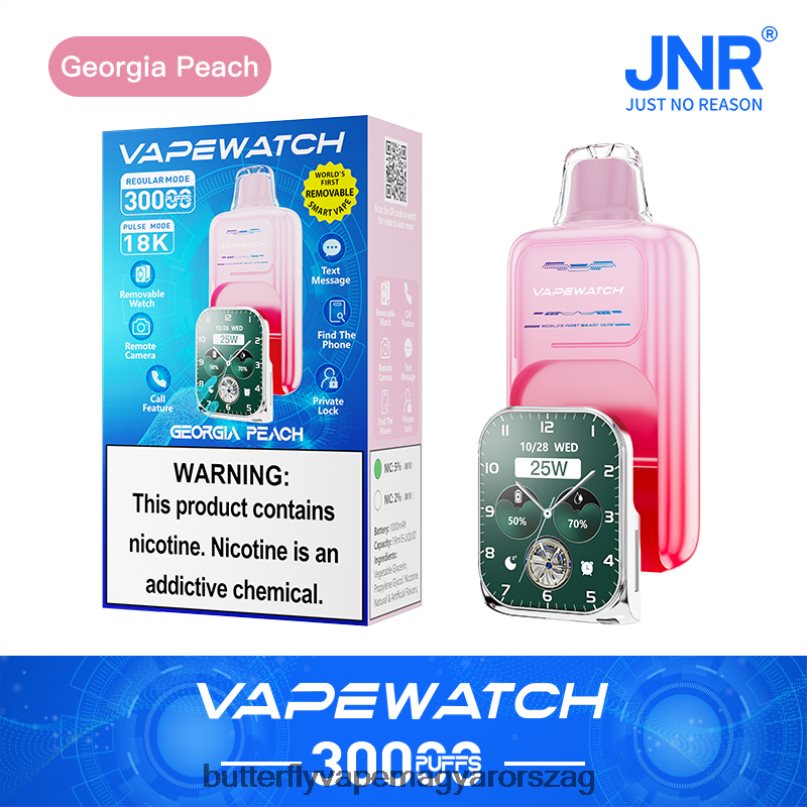 2R6BNZ3 JNR vape óra grúz őszibarack - Vape Magyarország