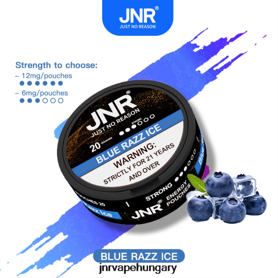 jnr energiatasakok kék razz jég N0L24L104 -JNR Vape Nicotine