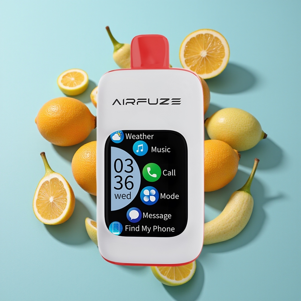 AirFuze Smart 30000 Puffs Disposable Pod Szeszáj Lush Gummy 5% nikotin 900mAh Type-C kijelzős