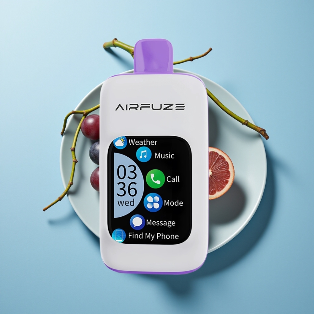 AirFuze Smart Pro 40000 Puffs Eldobható E-cigaretta Szőlő Robbanás és Mobil Integráció