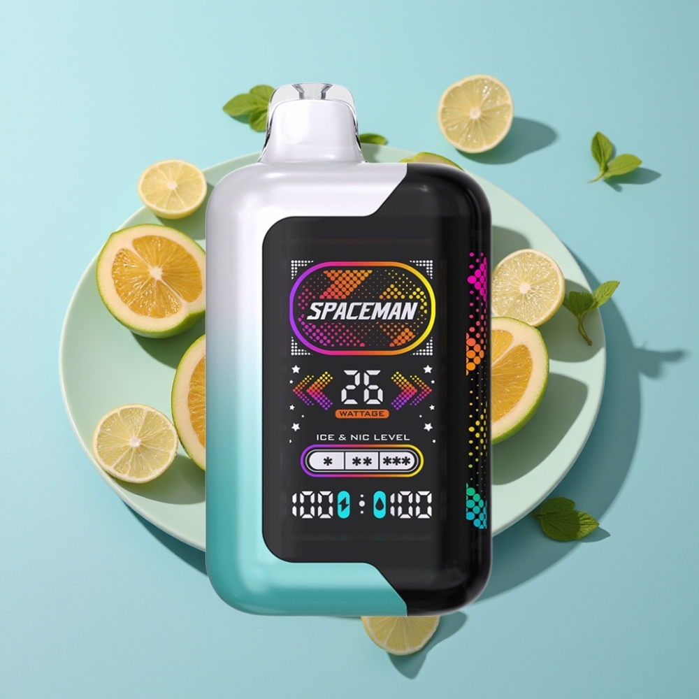 SMOK Spaceman SP40000 Zero Nikotin Eldobható E-cigaretta Friss Menta