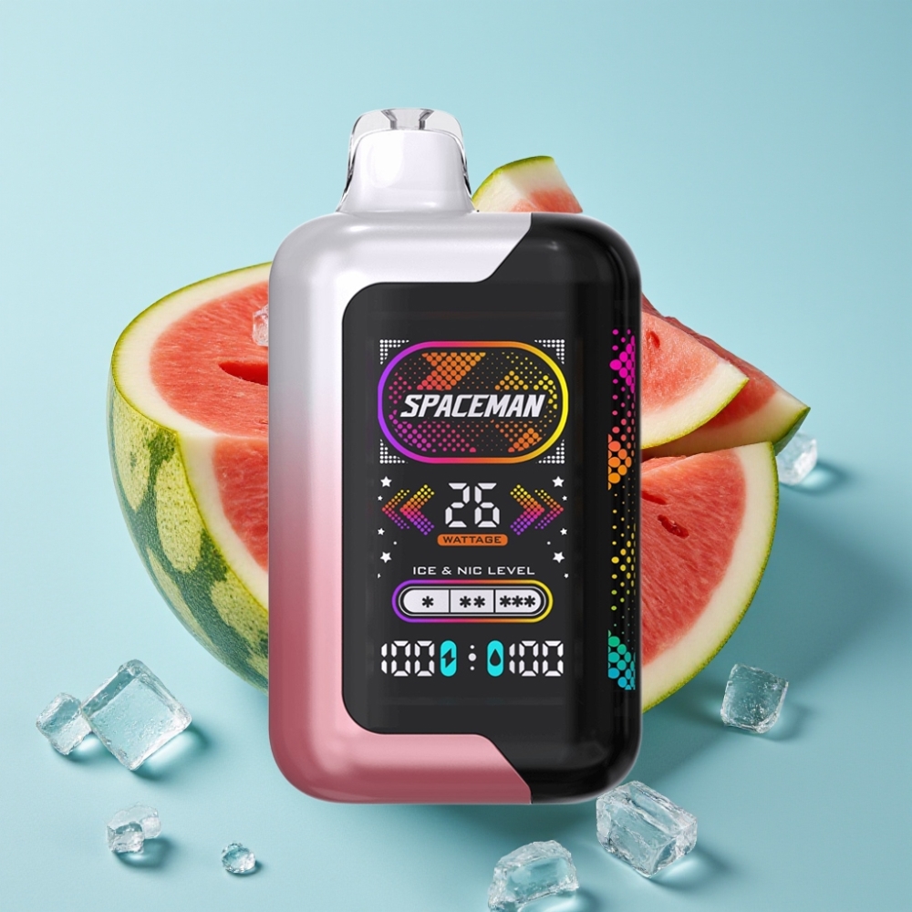 SMOK Spaceman SP40000 Zero Nikotin Eldobható E-szigi Dinamikus Fény 40000 Füst 20ml Görögdinnye Jég