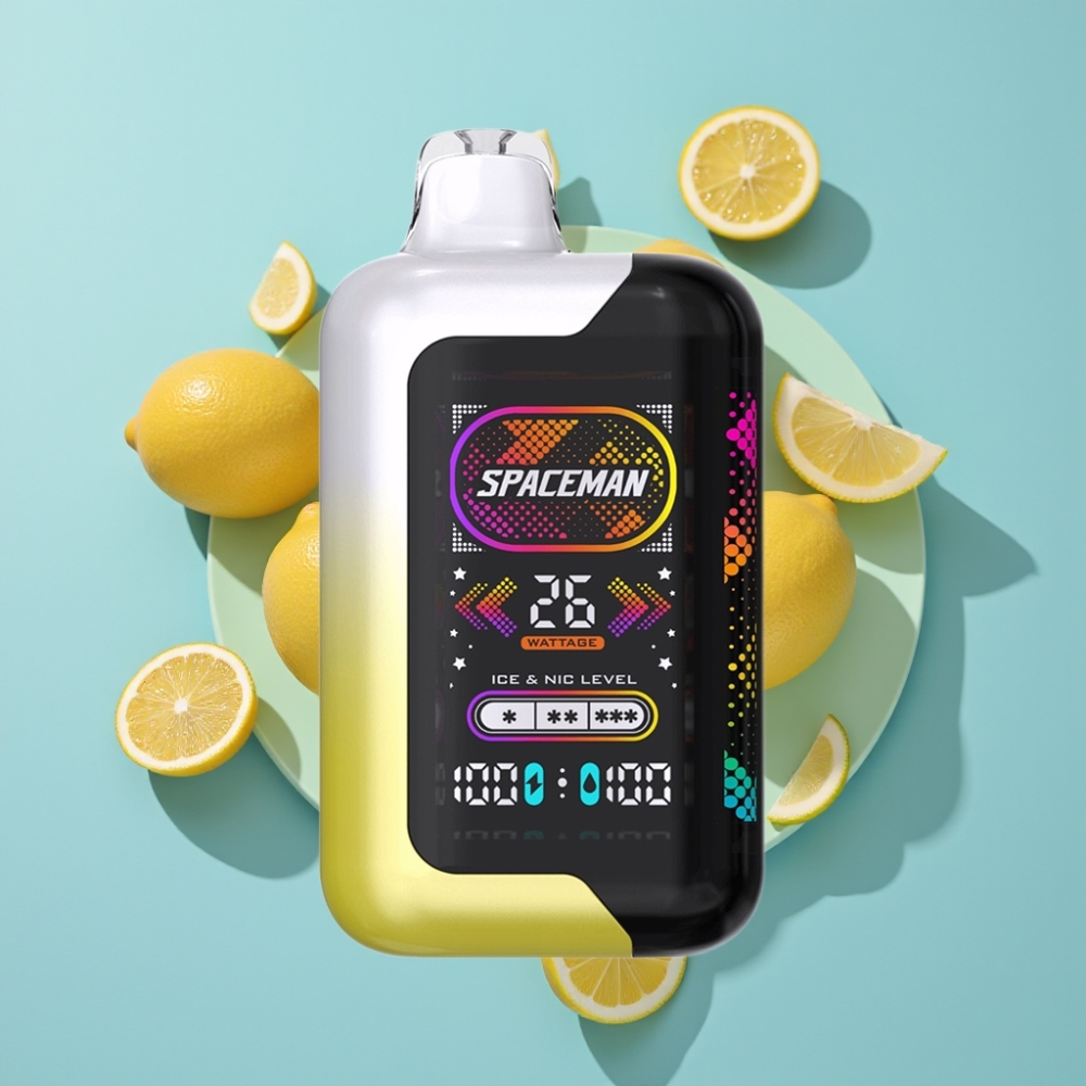 SMOK Spaceman SP40000 Zero Nikotin Eldobható Vape Citromos Pop 20ml 1000mAh