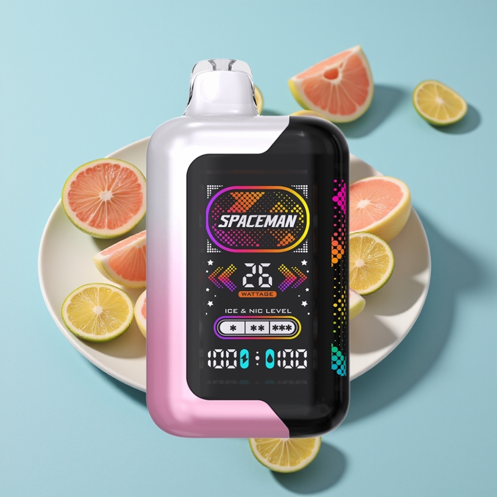 SMOK Spaceman SP40000 Zero Nikotin Eldobható Vape Rózsaszín Limonádé 20ml 1000mAh